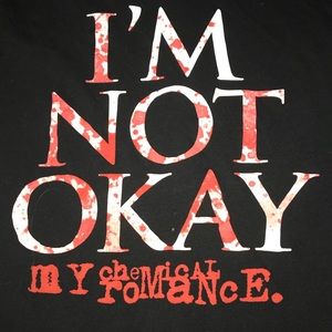 MY CHEMICAL ROMANCE I'M NOT OKAY GIRLS T-SHIRT